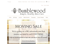 Tablet Screenshot of bumblewoodhandmade.com